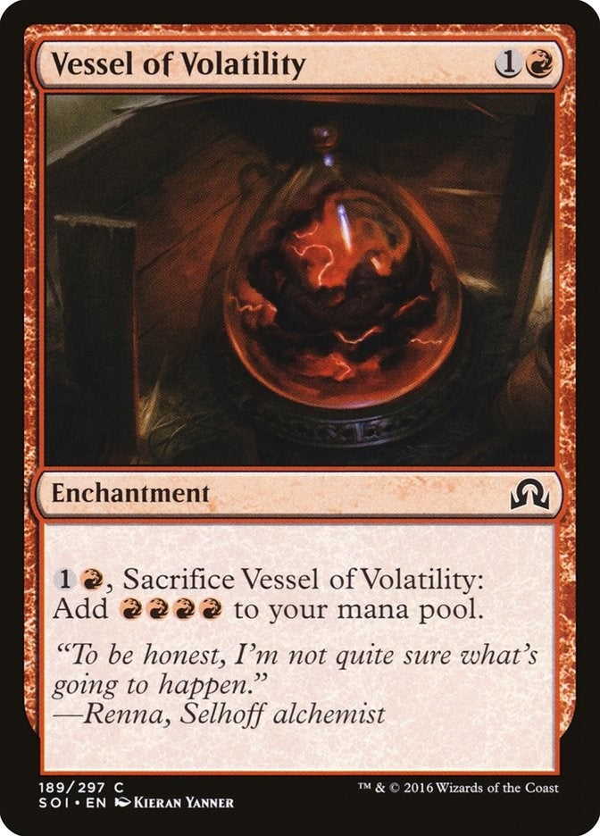 Image for Vessel of Volatility (189) (Shadows over Innistrad) - Magic: The Gathering