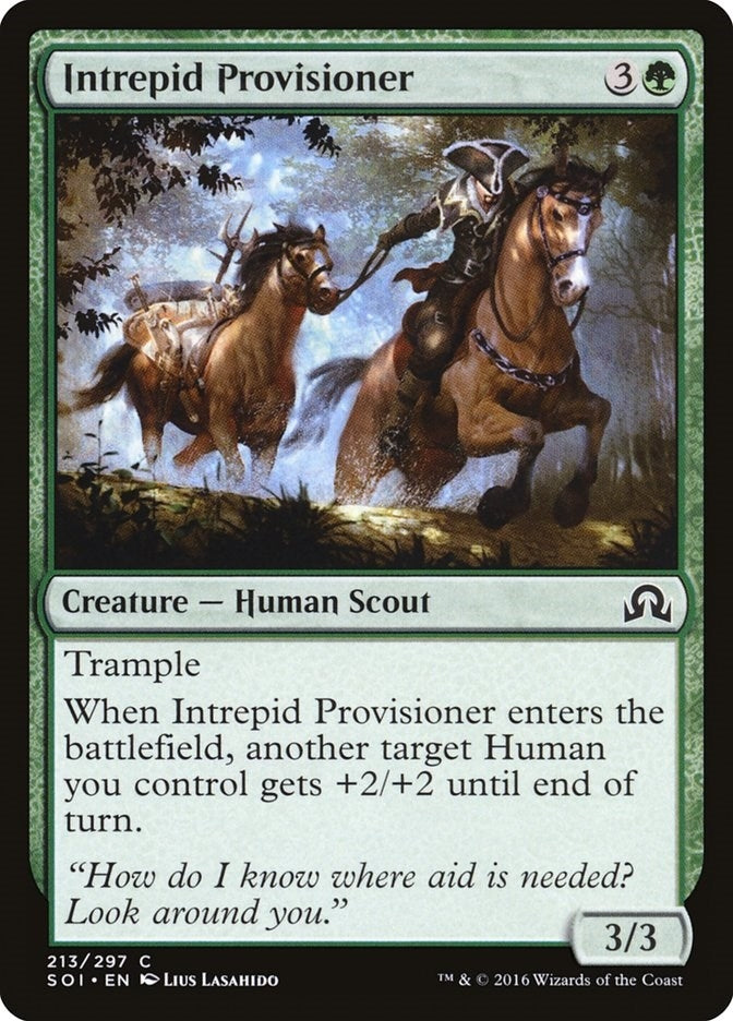 Image for Intrepid Provisioner (213) (Shadows over Innistrad) - Magic: The Gathering