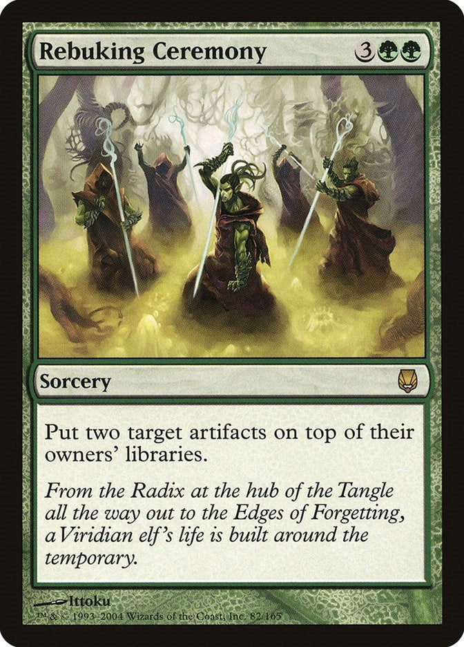 Image for Rebuking Ceremony (82) (Darksteel) - Magic: The Gathering