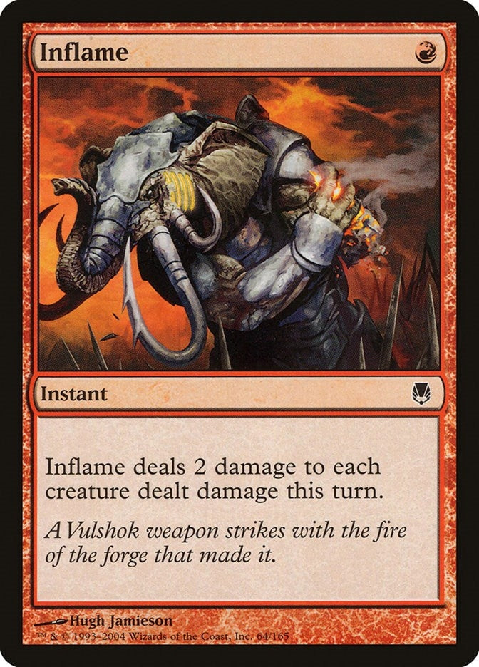 Image for Inflame (64) (Darksteel) - Magic: The Gathering