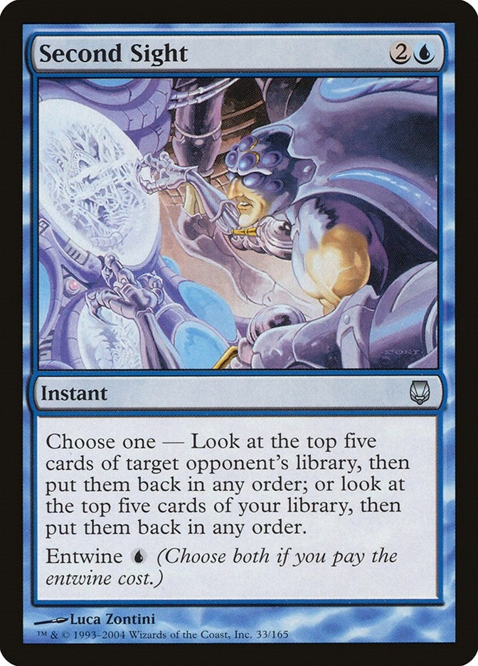 Image for Second Sight (33) (Darksteel) - Magic: The Gathering