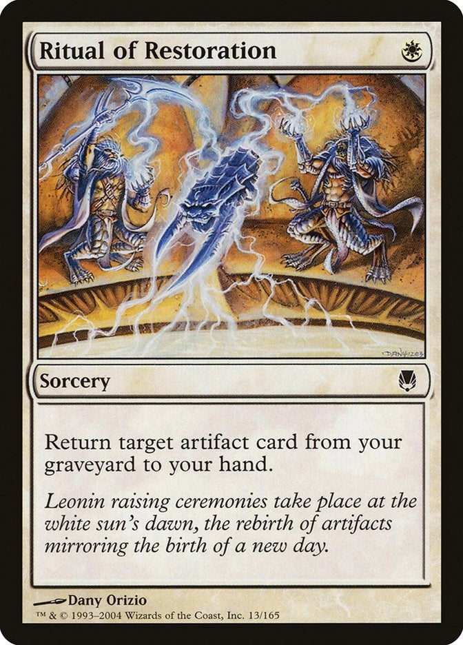 Image for Ritual of Restoration (13) (Darksteel) - Magic: The Gathering