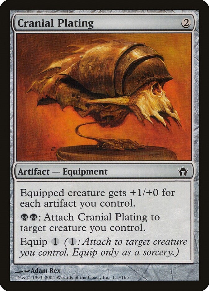 Image for Cranial Plating (113) (Fifth Dawn) - Magic: The Gathering