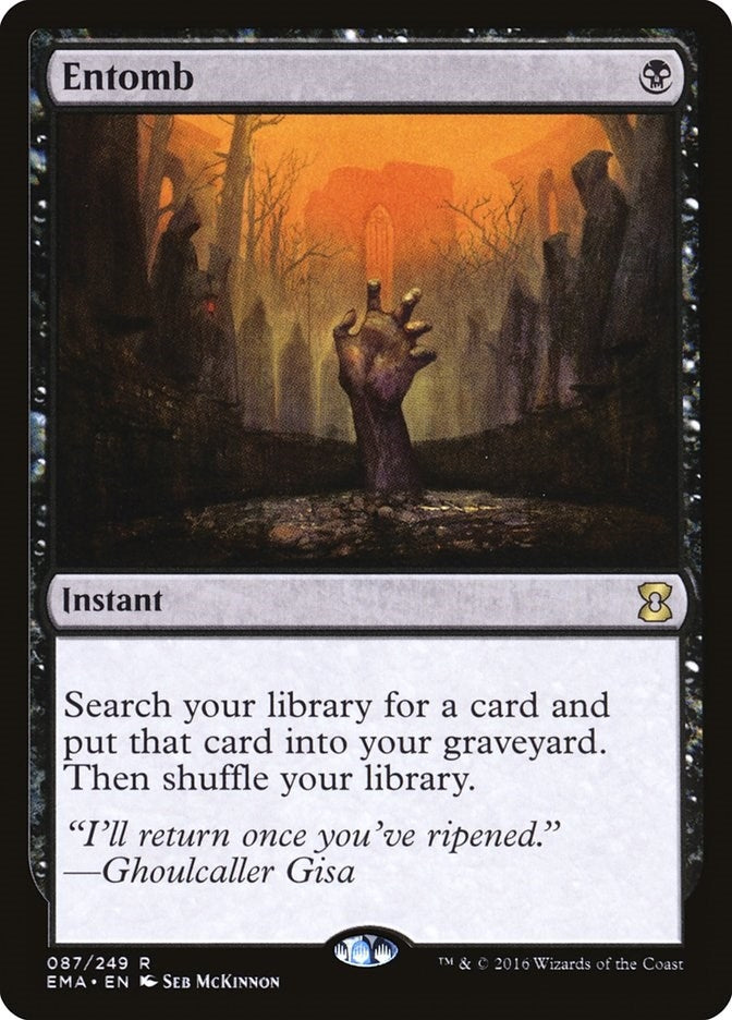 Image for Entomb (87) (Eternal Masters) - Magic: The Gathering