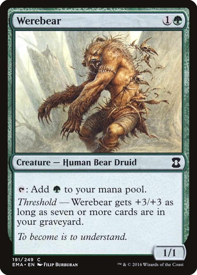 Image for Werebear (191) (Eternal Masters) - Magic: The Gathering