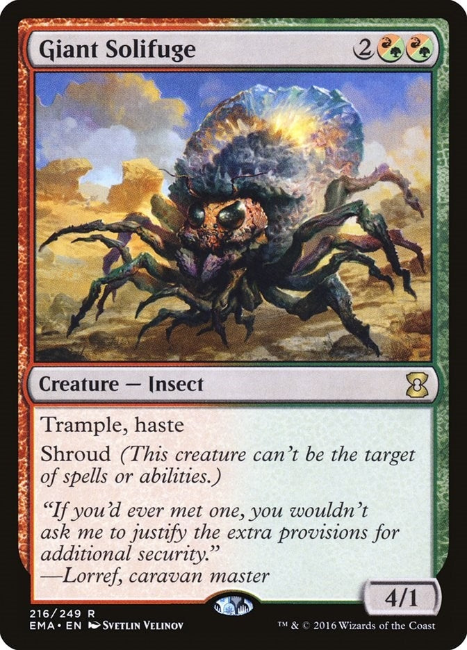 Image for Giant Solifuge (216) (Eternal Masters) - Magic: The Gathering