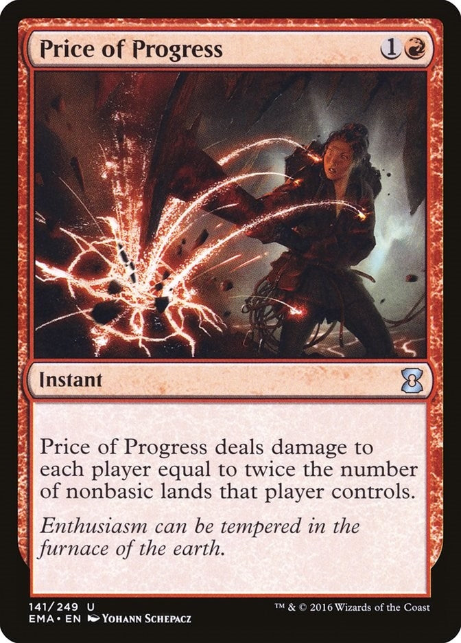 Image for Price of Progress (141) (Eternal Masters) - Magic: The Gathering