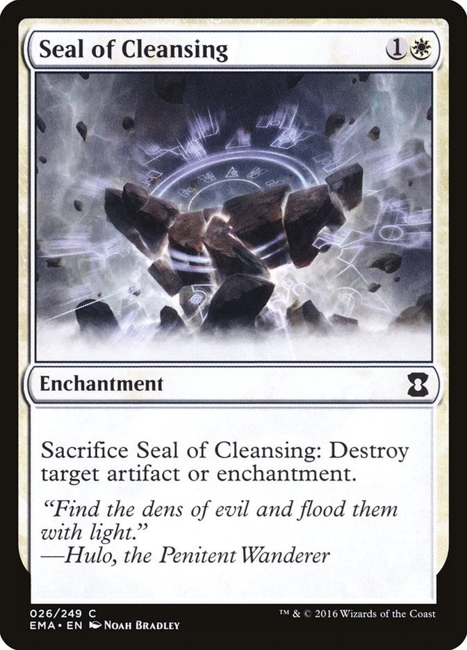 Image for Seal of Cleansing (26) (Eternal Masters) - Magic: The Gathering