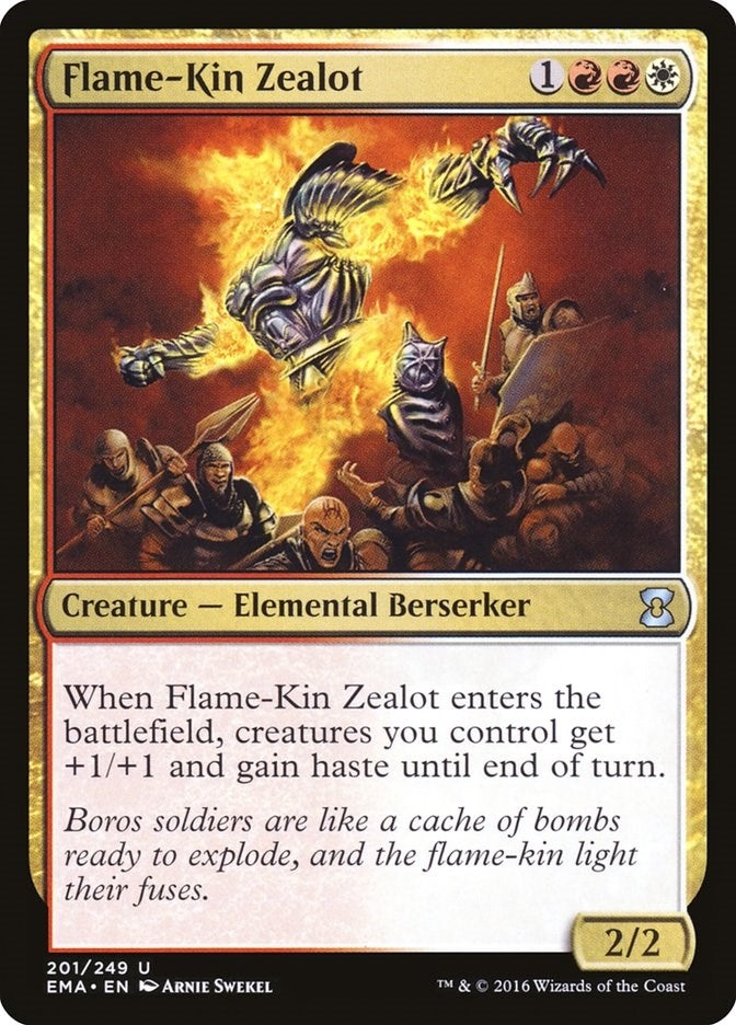 Image for Flame-Kin Zealot (201) (Eternal Masters) - Magic: The Gathering