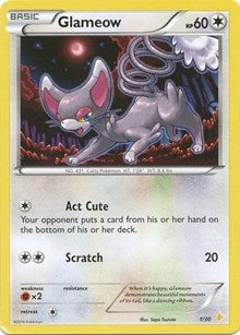 Image for Glameow (1) (1/30) (XY Trainer Kit: Pikachu Libre & Suicune) - Pokemon