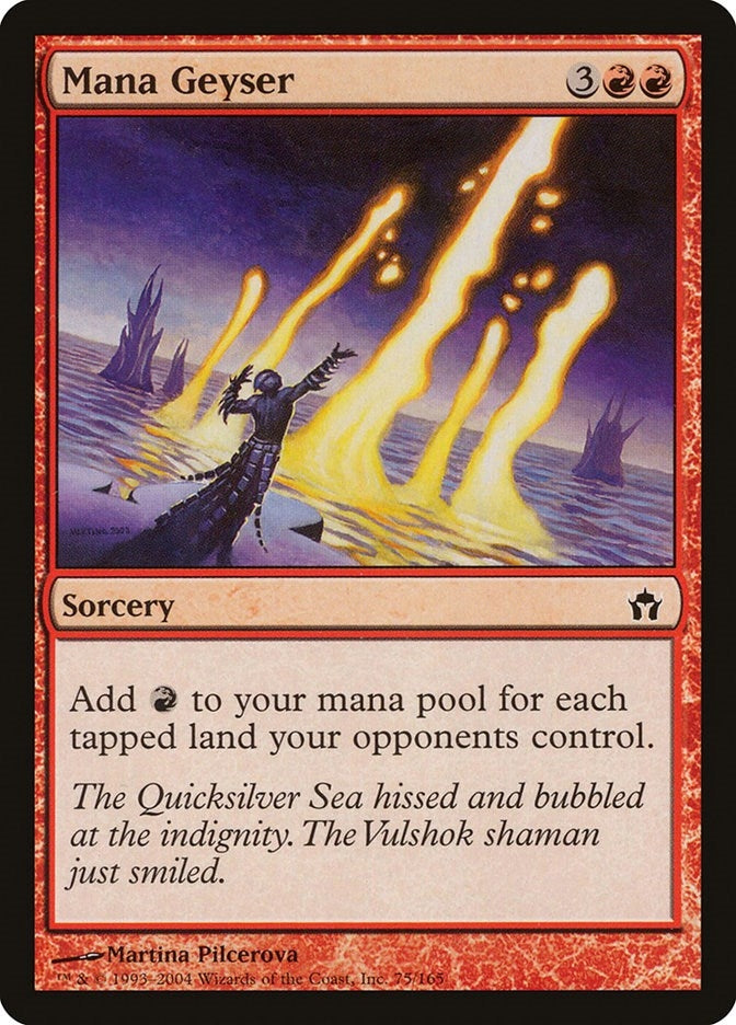 Image for Mana Geyser (75) (Fifth Dawn) - Magic: The Gathering