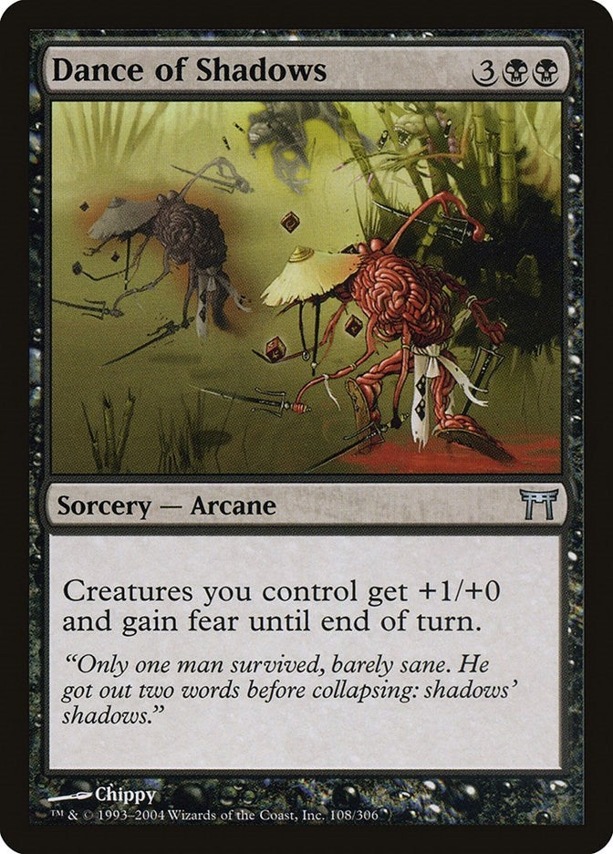Image for Dance of Shadows (108) (Champions of Kamigawa) - Magic: The Gathering