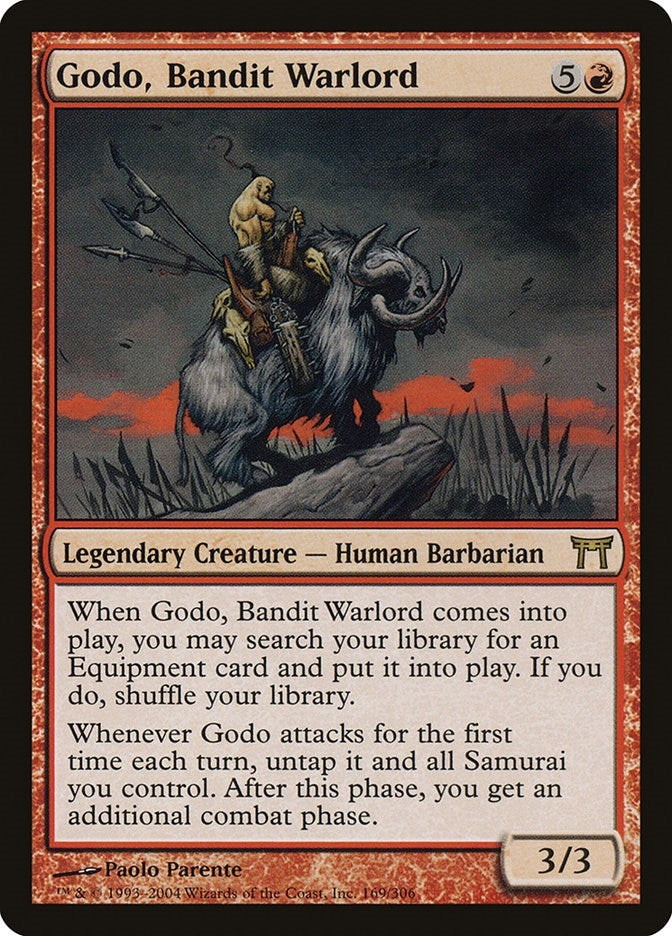Image for Godo, Bandit Warlord (169) (Champions of Kamigawa) - Magic: The Gathering