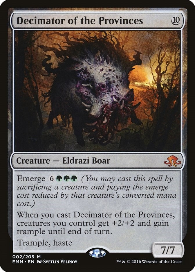 Image for Decimator of the Provinces (2) (Eldritch Moon) - Magic: The Gathering