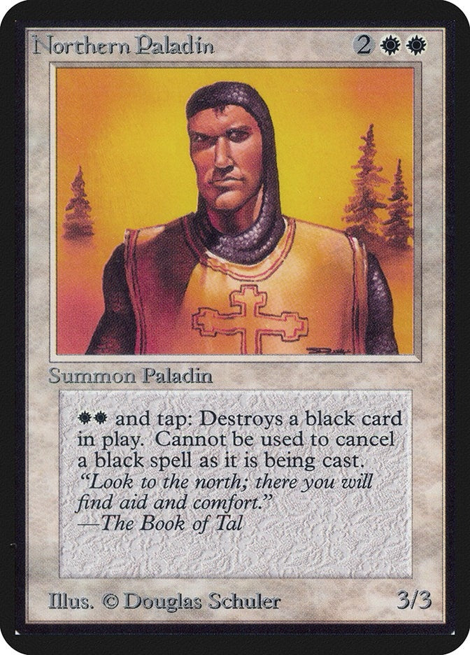 Image for Northern Paladin (Alpha Edition) - Magic: The Gathering