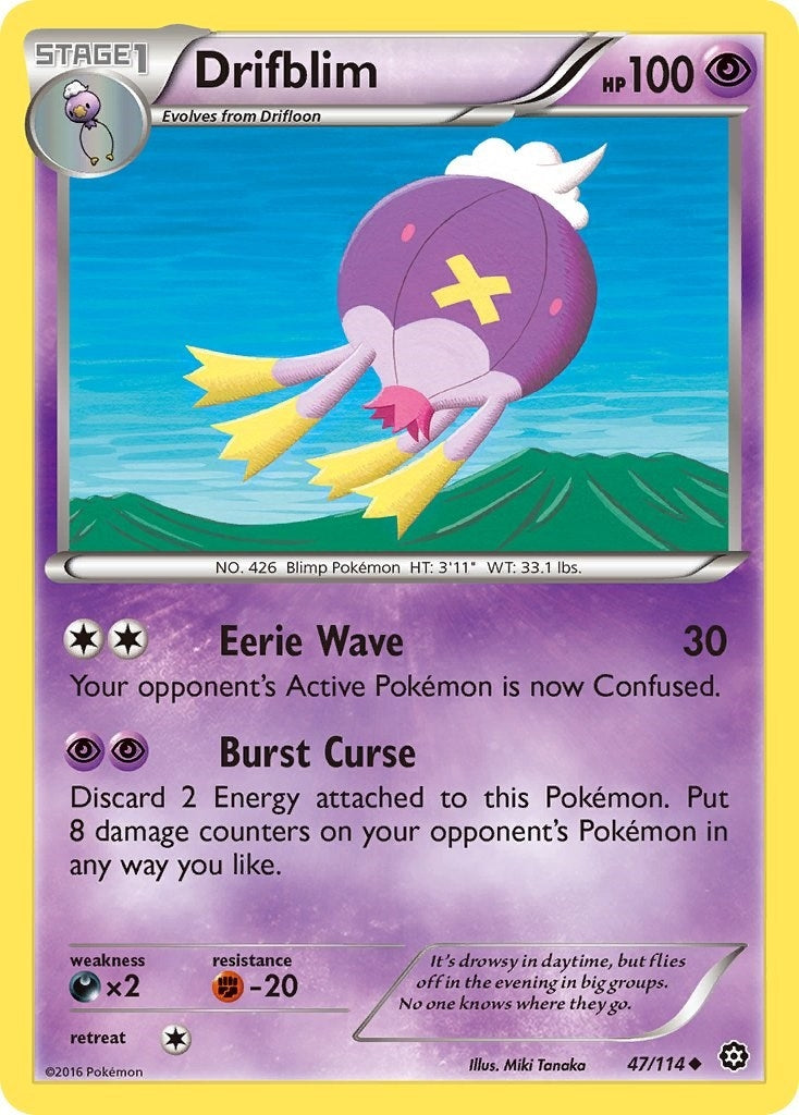 Image for Drifblim (47/114) (XY - Steam Siege) - Pokemon