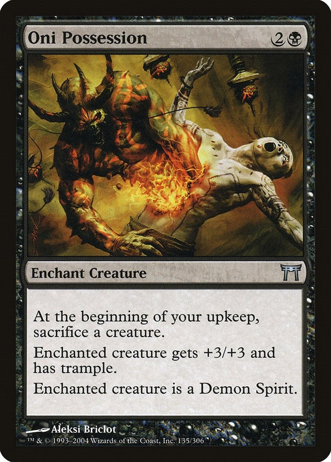 Image for Oni Possession (135) (Champions of Kamigawa) - Magic: The Gathering