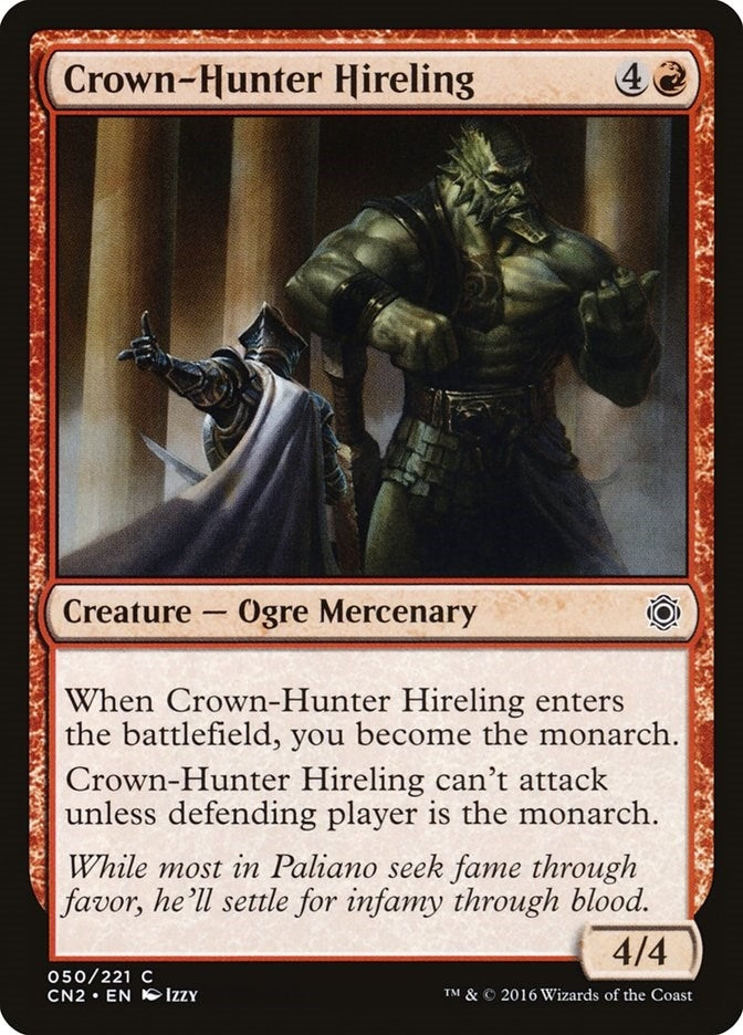 Image for Crown-Hunter Hireling (50) (Conspiracy: Take the Crown) - Magic: The Gathering