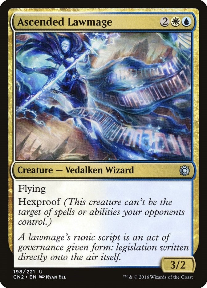 Image for Ascended Lawmage (198) (Conspiracy: Take the Crown) - Magic: The Gathering