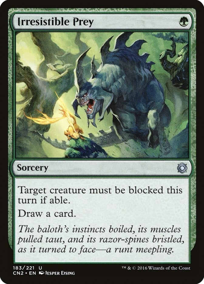 Image for Irresistible Prey (183) (Conspiracy: Take the Crown) - Magic: The Gathering