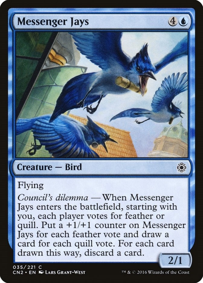 Image for Messenger Jays (35) (Conspiracy: Take the Crown) - Magic: The Gathering