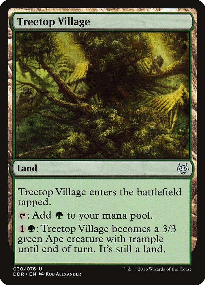 Image for Treetop Village (30) (Duel Decks: Nissa vs. Ob Nixilis) - Magic: The Gathering