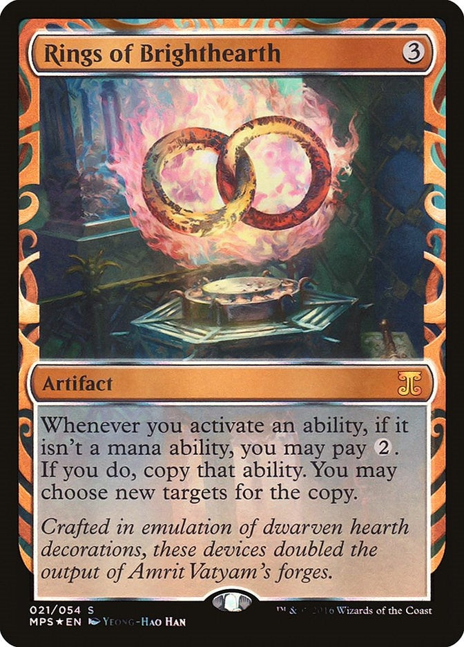 Image for Rings of Brighthearth (21) (Masterpiece Series: Kaladesh Inventions) - Magic: The Gathering