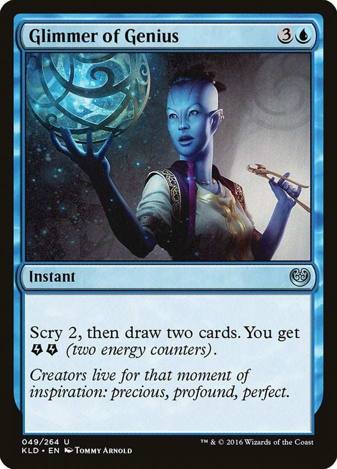 Image for Glimmer of Genius (49) (Kaladesh) - Magic: The Gathering