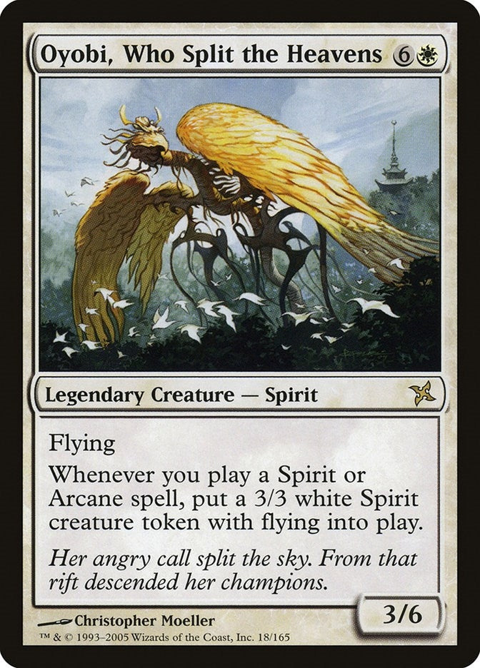 Image for Oyobi, Who Split the Heavens (18) (Betrayers of Kamigawa) - Magic: The Gathering