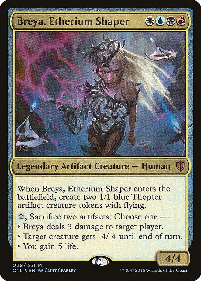 Image for Breya, Etherium Shaper (29) (Commander 2016) - Magic: The Gathering