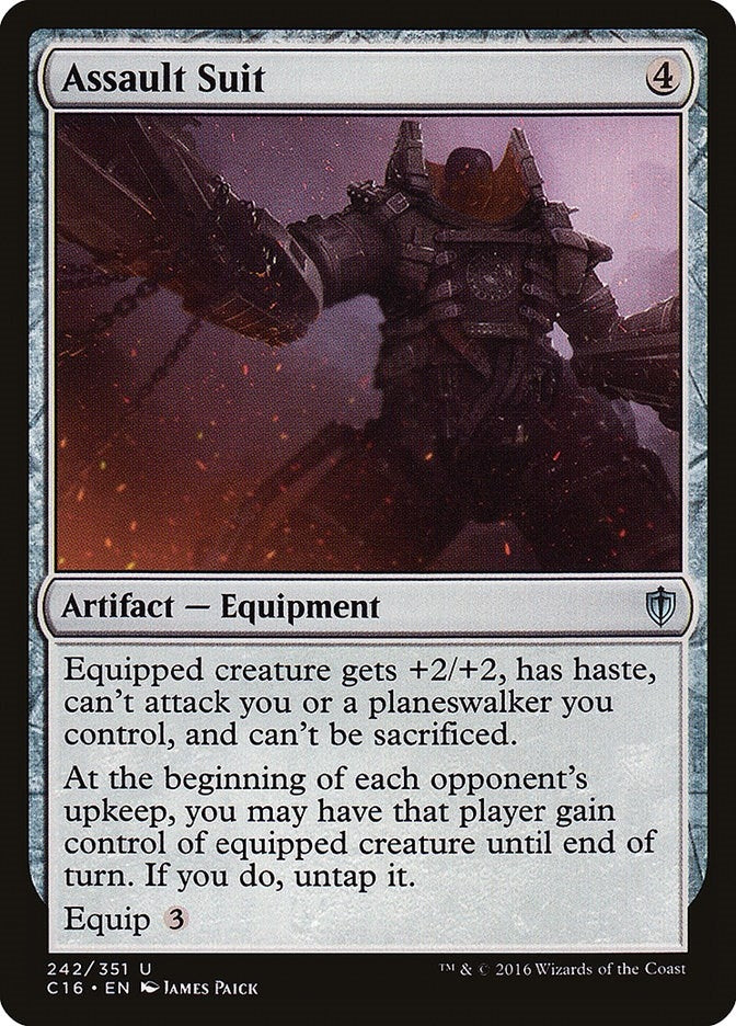 Image for Assault Suit (242) (Commander 2016) - Magic: The Gathering