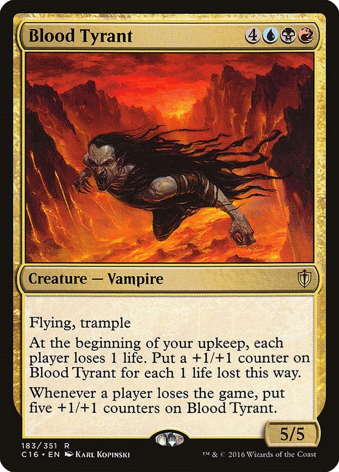 Image for Blood Tyrant (183) (Commander 2016) - Magic: The Gathering