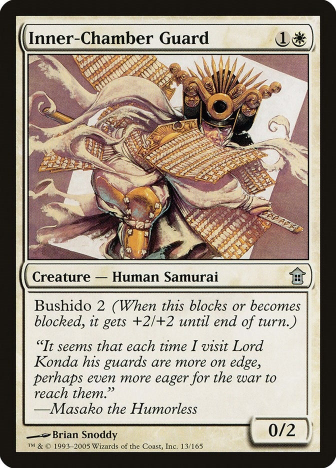 Image for Inner-Chamber Guard (13) (Saviors of Kamigawa) - Magic: The Gathering
