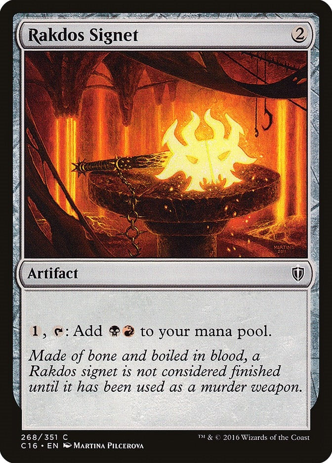 Image for Rakdos Signet (268) (Commander 2016) - Magic: The Gathering