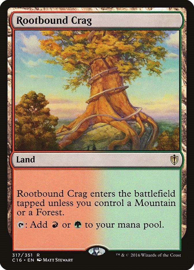Image for Rootbound Crag (317) (Commander 2016) - Magic: The Gathering
