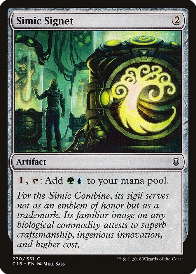 Image for Simic Signet (270) (Commander 2016) - Magic: The Gathering