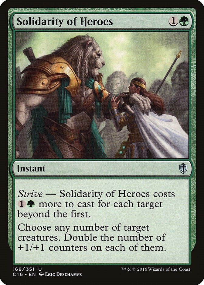 Image for Solidarity of Heroes (168) (Commander 2016) - Magic: The Gathering