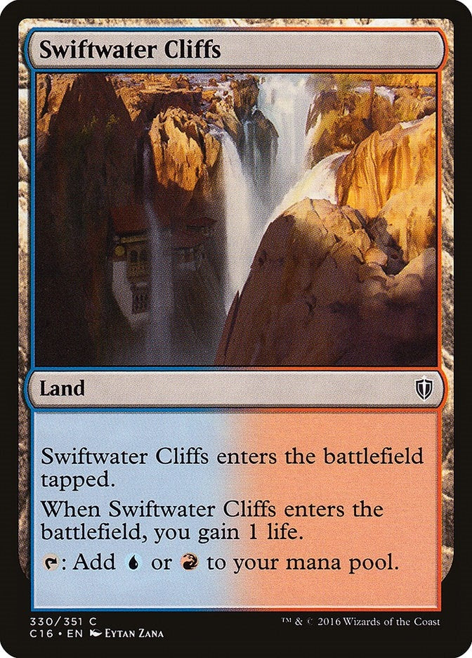 Image for Swiftwater Cliffs (330) (Commander 2016) - Magic: The Gathering