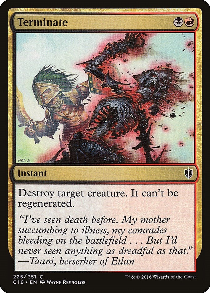 Image for Terminate (225) (Commander 2016) - Magic: The Gathering