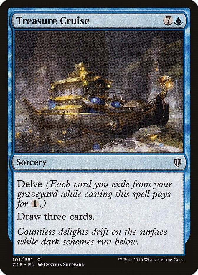 Image for Treasure Cruise (101) (Commander 2016) - Magic: The Gathering