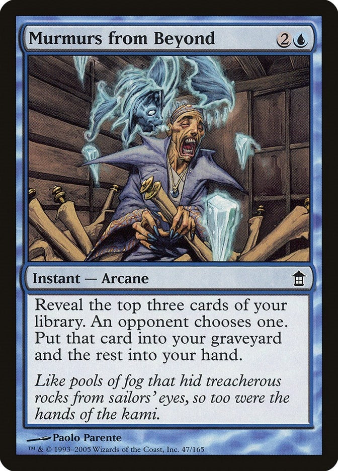 Image for Murmurs from Beyond (47) (Saviors of Kamigawa) - Magic: The Gathering