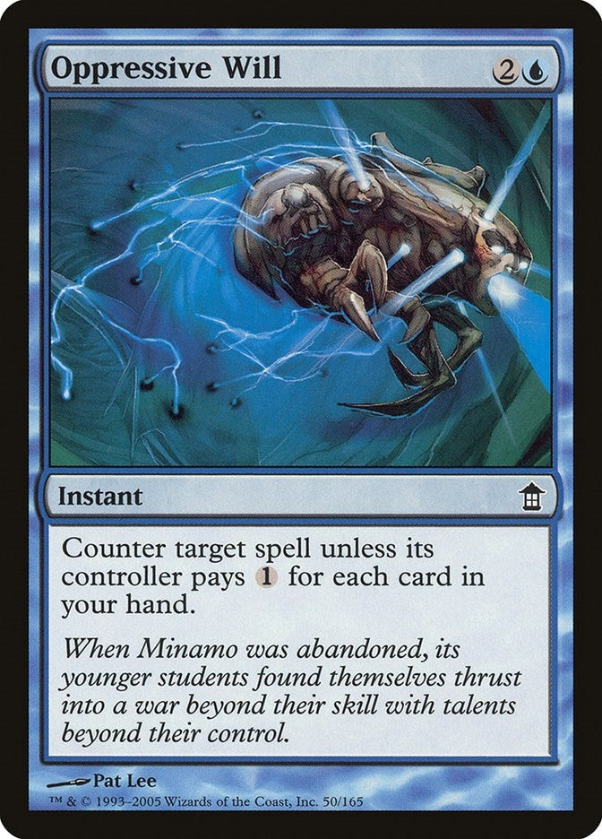 Image for Oppressive Will (50) (Saviors of Kamigawa) - Magic: The Gathering