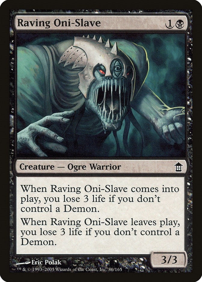 Image for Raving Oni-Slave (86) (Saviors of Kamigawa) - Magic: The Gathering