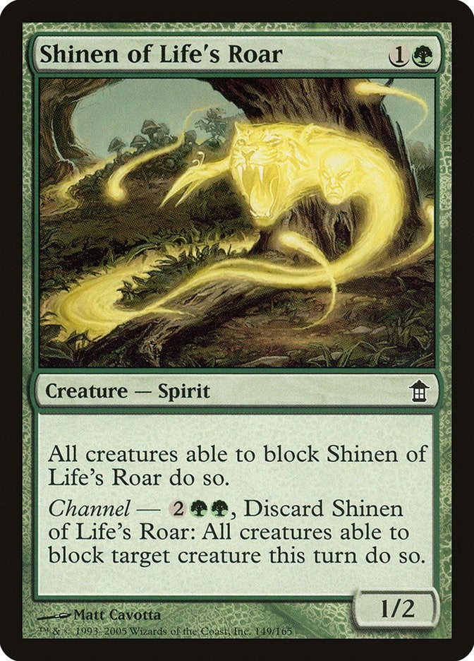 Image for Shinen of Life's Roar (149) (Saviors of Kamigawa) - Magic: The Gathering