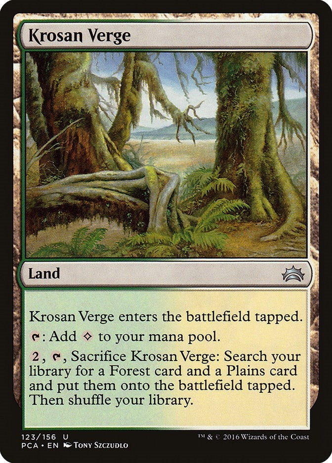 Image for Krosan Verge (123) (Planechase Anthology) - Magic: The Gathering