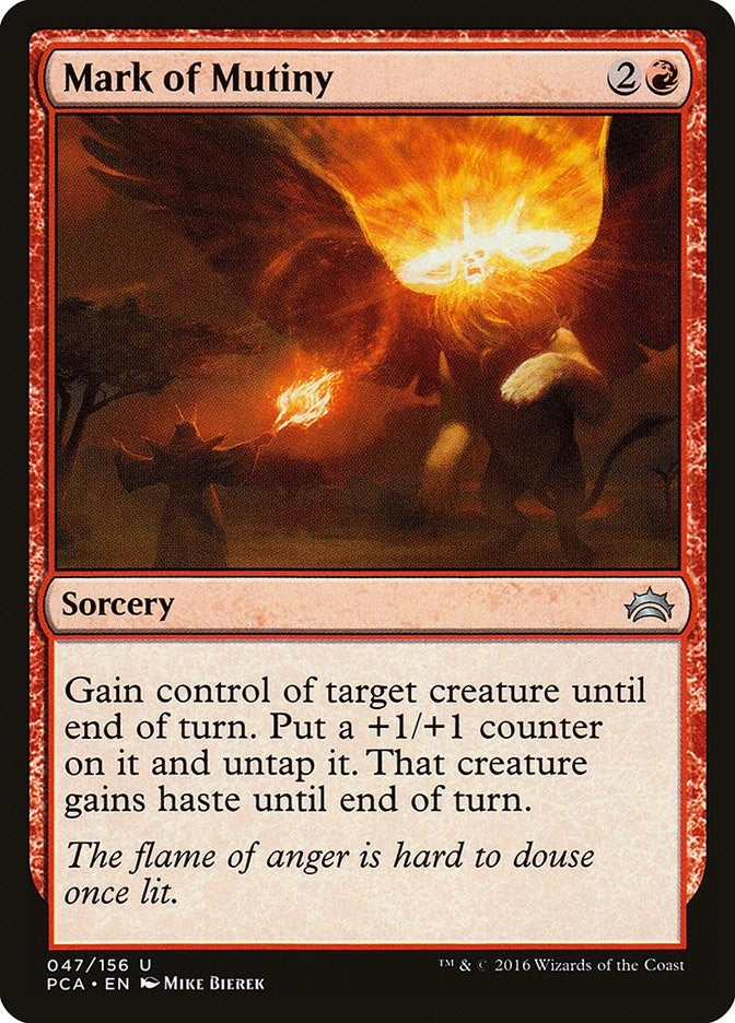 Image for Mark of Mutiny (47) (Planechase Anthology) - Magic: The Gathering