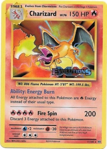 Image for Charizard (XY Evolutions Prerelease) (11/108) (XY Promos) - Pokemon