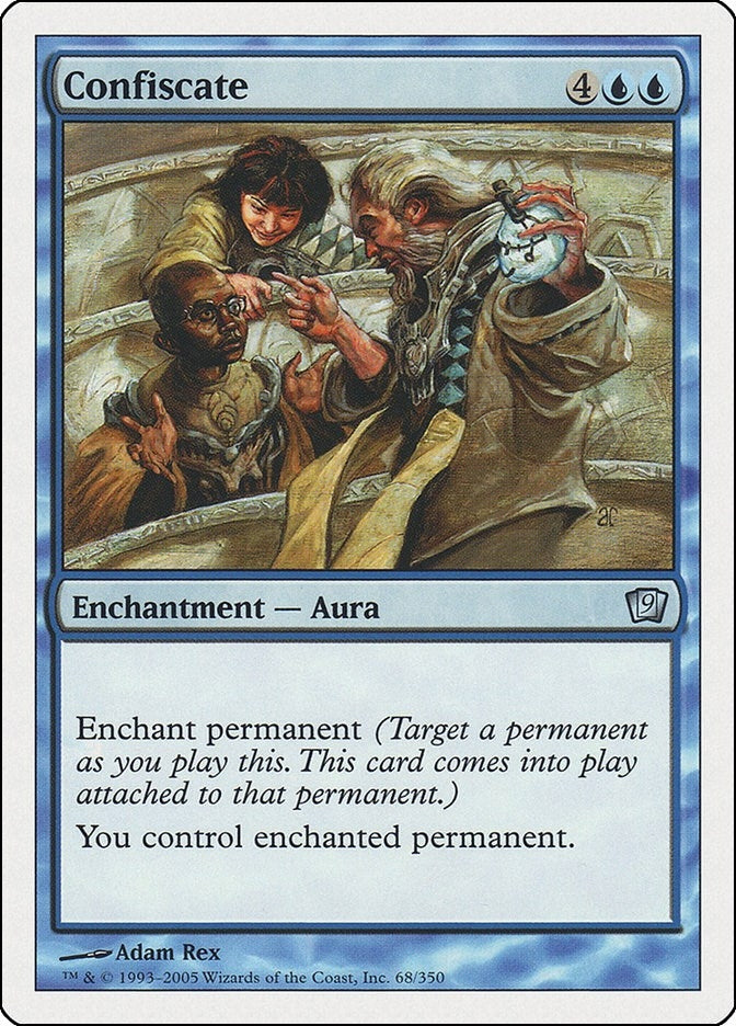 Image for Confiscate (68) (9th Edition) - Magic: The Gathering