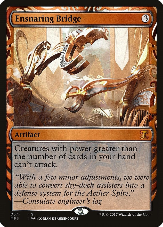 Image for Ensnaring Bridge (37) (Masterpiece Series: Kaladesh Inventions) - Magic: The Gathering