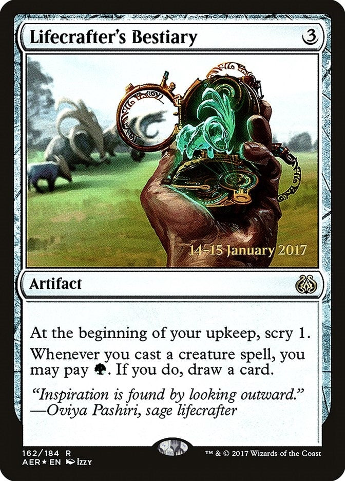Image for Lifecrafter's Bestiary (162) (Prerelease Cards) - Magic: The Gathering